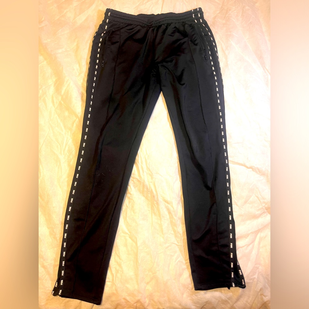 PINK activewear joggers, zip up bottom